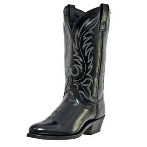 Laredo Western Boots Womens Leather Kadi Cowboy Round Toe Black 5740